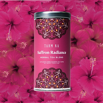 Saffron Radiance Caffeine Free Herbal Tea Blend (Sachets)